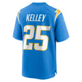 Johmsee LA.Chargers #25 Joshua Kelley Powder Blue Team Game Jersey