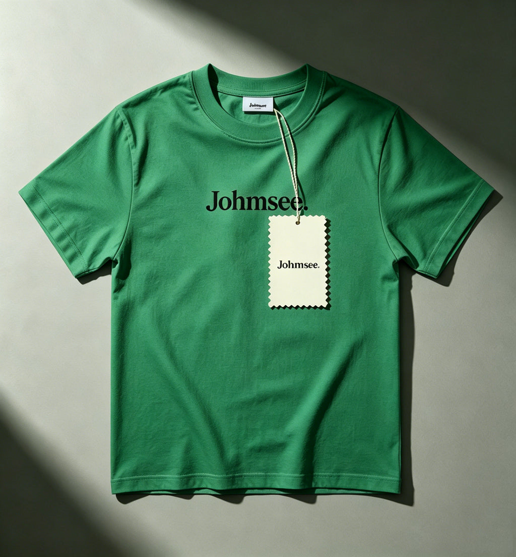 Johmsee Classic Logo Green T-shirt