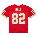 Johmsee KC.Chiefs #82 Dante Hall Mitchell & Ness Red 2002 Legacy Replica Jersey