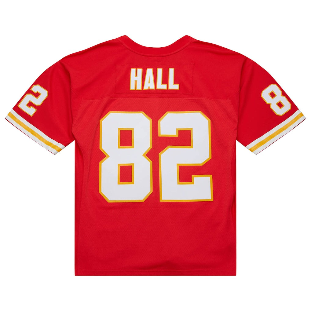 Johmsee KC.Chiefs #82 Dante Hall Mitchell & Ness Red 2002 Legacy Replica Jersey