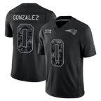 Johmsee SF.49ers #0 Christian Gonzalez Player Black Limited 2026 Salute to Service Home Game Stitched Jerseys