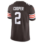 Johmsee C.Browns #2 Amari Cooper Brown Vapor F.U.S.E. Limited Jersey