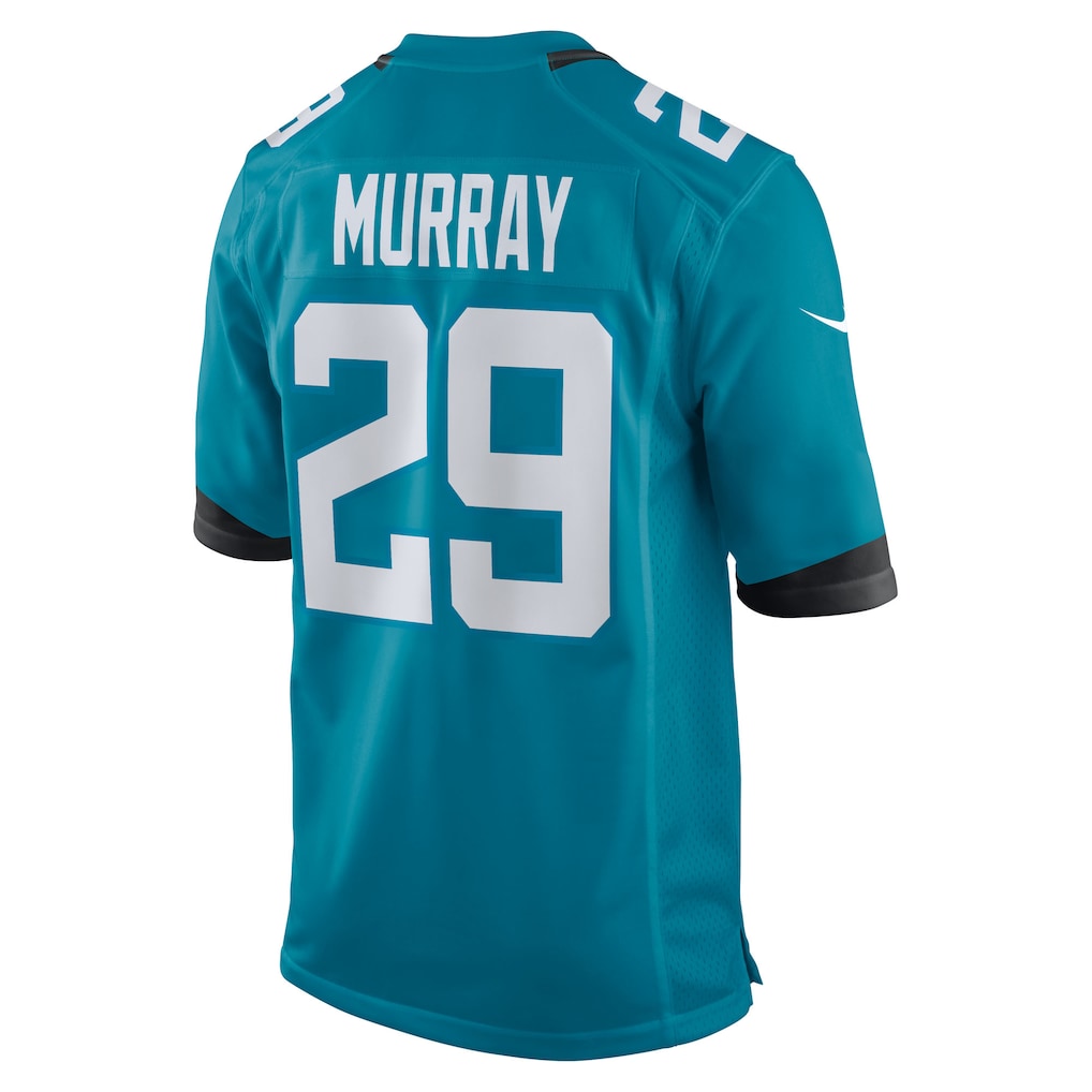 Johmsee J.Jaguars #29 Eric Murray Teal Team Game Jersey