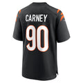 Johmsee C.Bengals #90 Owen Carney Black Home Game Player Jersey