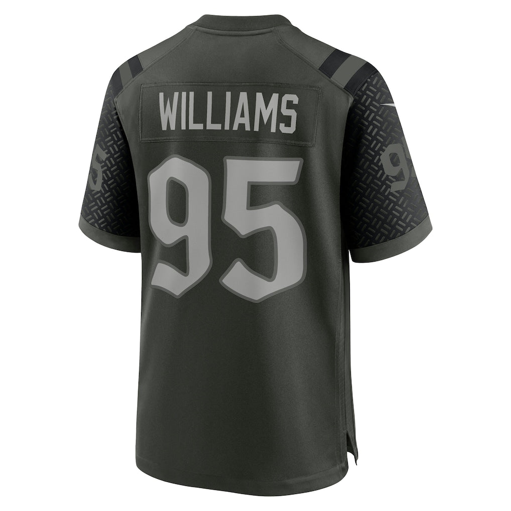 Johmsee NY.Jets #95 Quinnen Williams Gotham Green 2025 Rivalries Collection Game Jersey