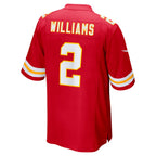 Johmsee KC.Chiefs #2 Joshua Williams Red Game Jersey