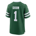 Johmsee NY.Jets #1 Groom Legacy Green Game Jersey