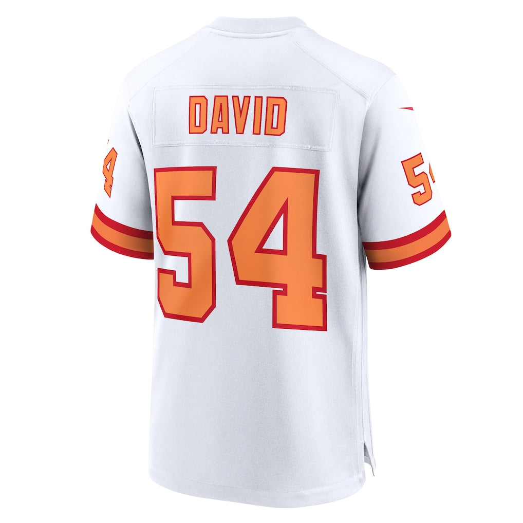Johmsee TB.Buccaneers #54 Lavonte David White 50th Season Game Jersey