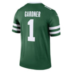 Johmsee NY.Jets #1 Ahmad Sauce Gardner Green Legend Player Performance Top Jersey