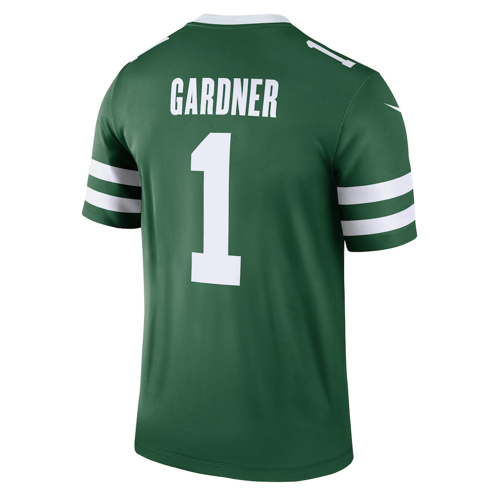 Johmsee NY.Jets #1 Ahmad Sauce Gardner Green Legend Player Performance Top Jersey