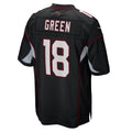 Johmsee A.Cardinals #18 A.J. Green Black Game Jersey