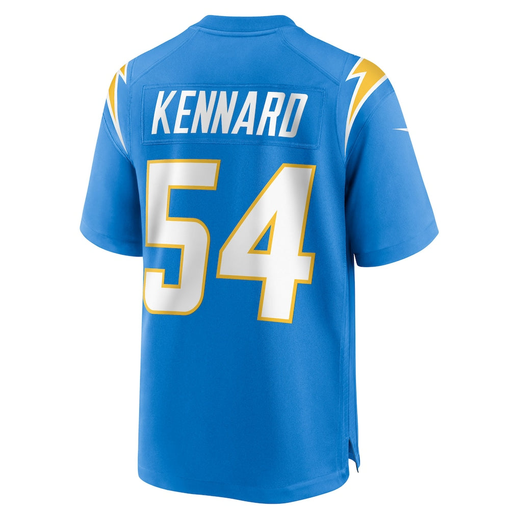 Johmsee LA.Chargers #54 Kyle Kennard Powder Blue Team Game Jersey