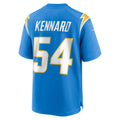 Johmsee LA.Chargers #54 Kyle Kennard Powder Blue Team Game Jersey