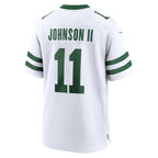 Johmsee NY.Jets #11 Jermaine Johnson II Legacy White Game Jersey