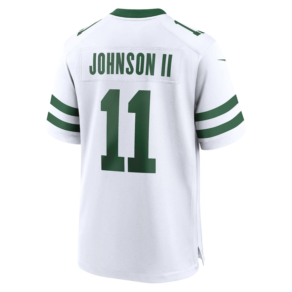 Johmsee NY.Jets #11 Jermaine Johnson II Legacy White Game Jersey