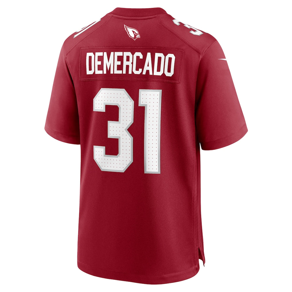 Johmsee A.Cardinals #31 Emari Demercado Cardinal Team Game Jersey