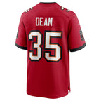 Johmsee TB.Buccaneers #35 Jamel Dean Red Game Jersey