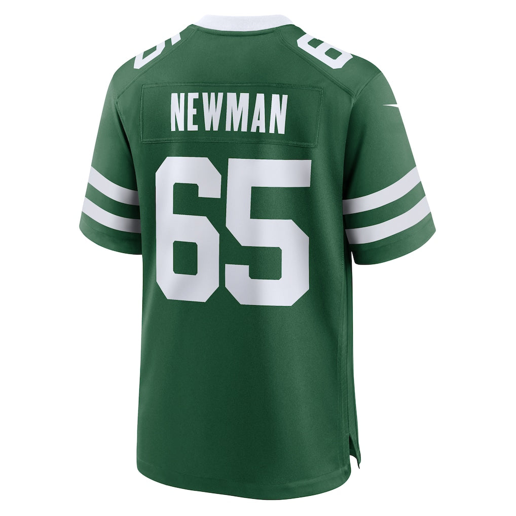 Johmsee NY.Jets #65 Xavier Newman Legacy Green Team Game Jersey
