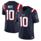 Johmsee NE.Patriots #10 Drake Maye Navy Vapor F.U.S.E. Limited Stitched Jerseys