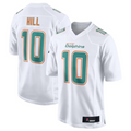 Johmsee #10 Tyreek Hill Player M.Dolphins White Fashion Game Stitched Jerseys