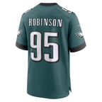 Johmsee P.Eagles #95 Ty Robinson Midnight Green Team Game Jersey