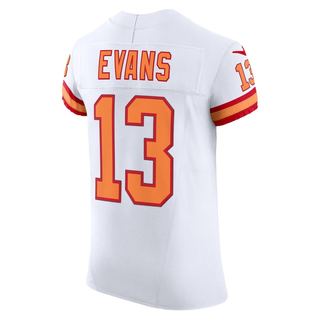 Johmsee TB.Buccaneers #13 Mike Evans White The '76 Jersey Vapor F.U.S.E. Elite Jersey