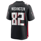 Johmsee A.Falcons #82 Casey Washington Black Team Game Jersey