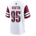 Johmsee W.Commanders #95 Jer'Zhan Newton White Game Jersey
