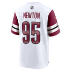 Johmsee W.Commanders #95 Jer'Zhan Newton White Game Jersey
