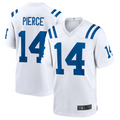 Johmsee #14 Alec Pierce Player IN.Colts Away Game Stitched Jerseys - White