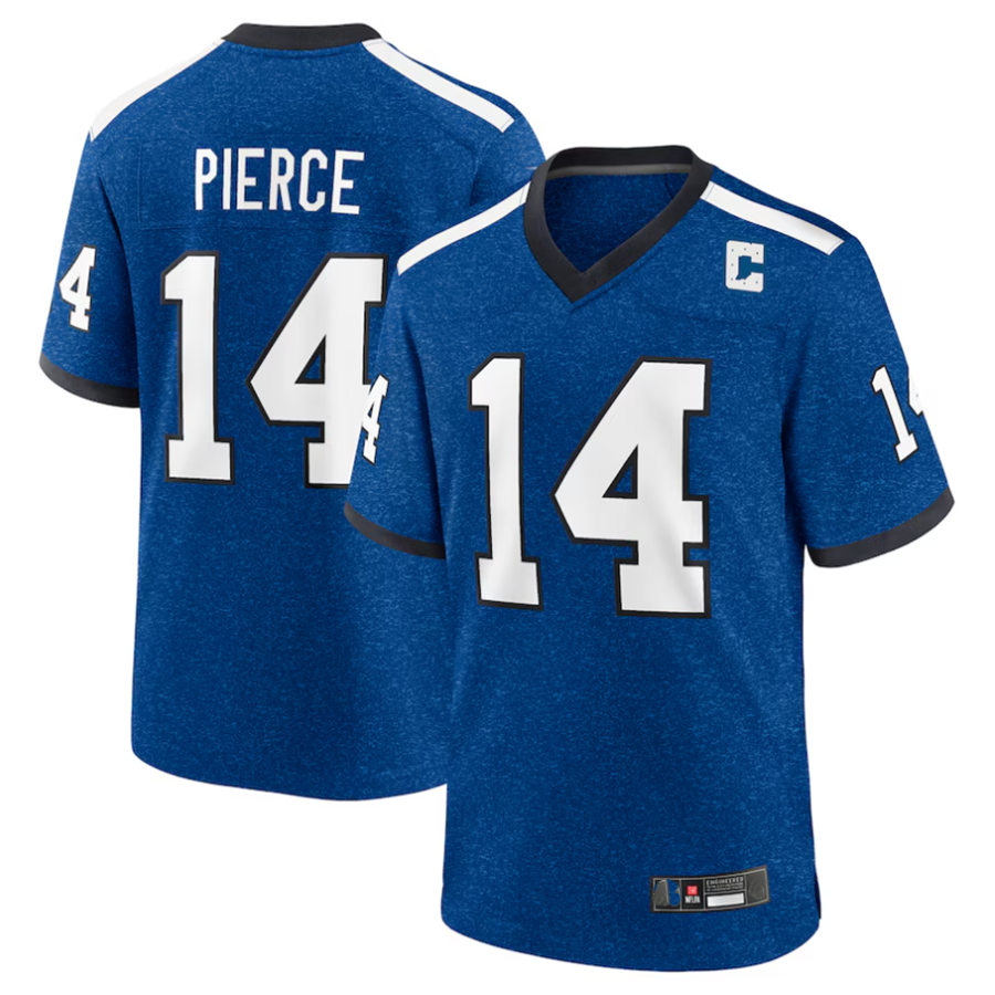 Johmsee #14 Alec Pierce Player IN.Colts Indiana Nights Alternate Game Stitched Jerseys - Royal