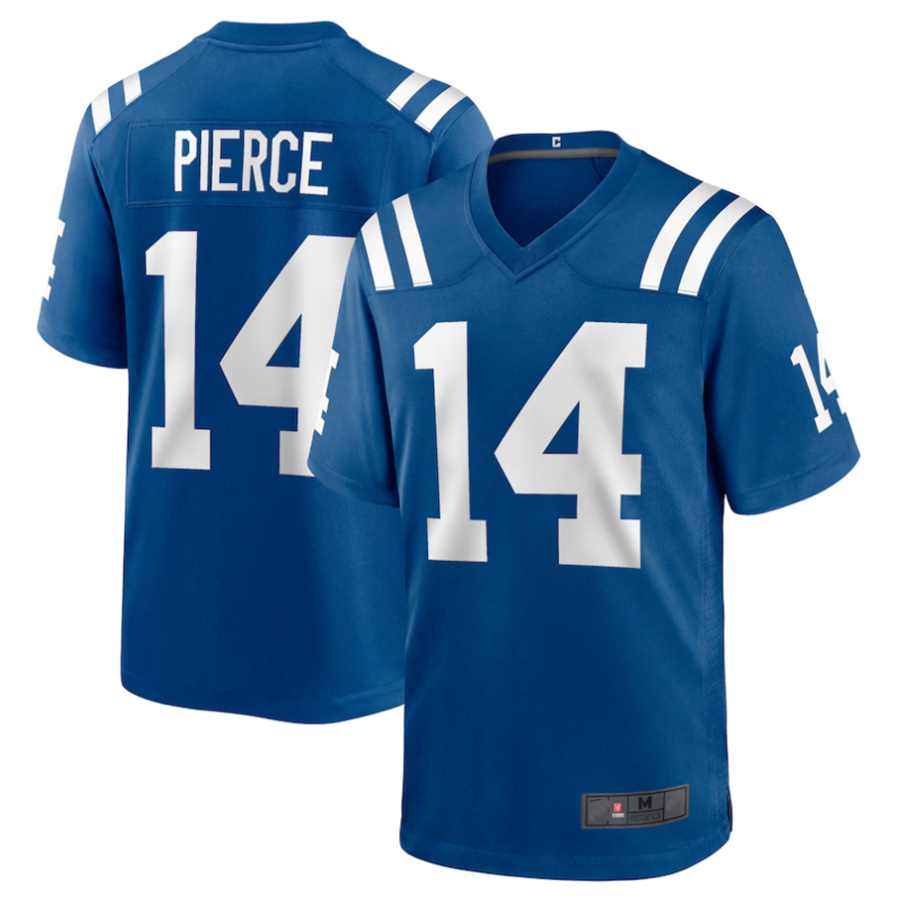 Johmsee #14 Alec Pierce Player IN.Colts Player Game Stitched Jerseys - Royal