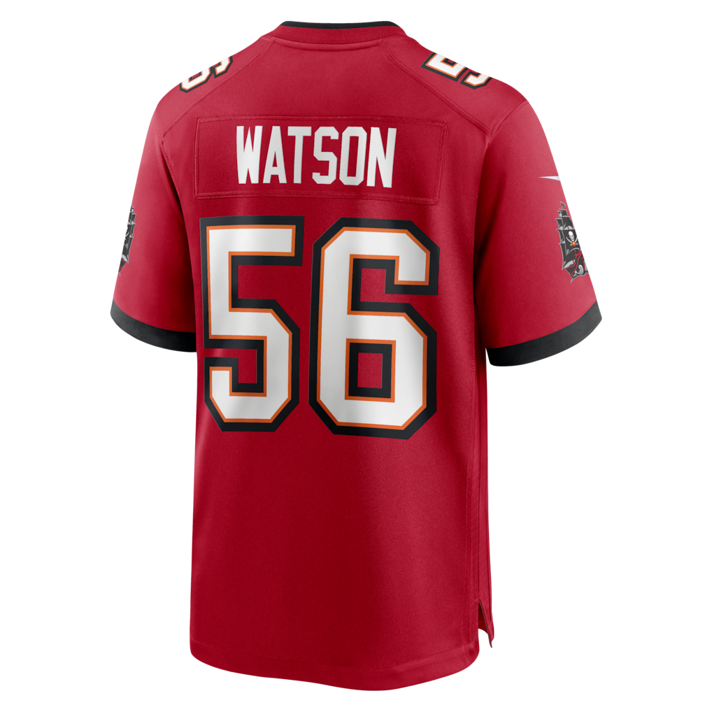 Johmsee TB.Buccaneers #56 Desmond Watson Red Team Game Jersey