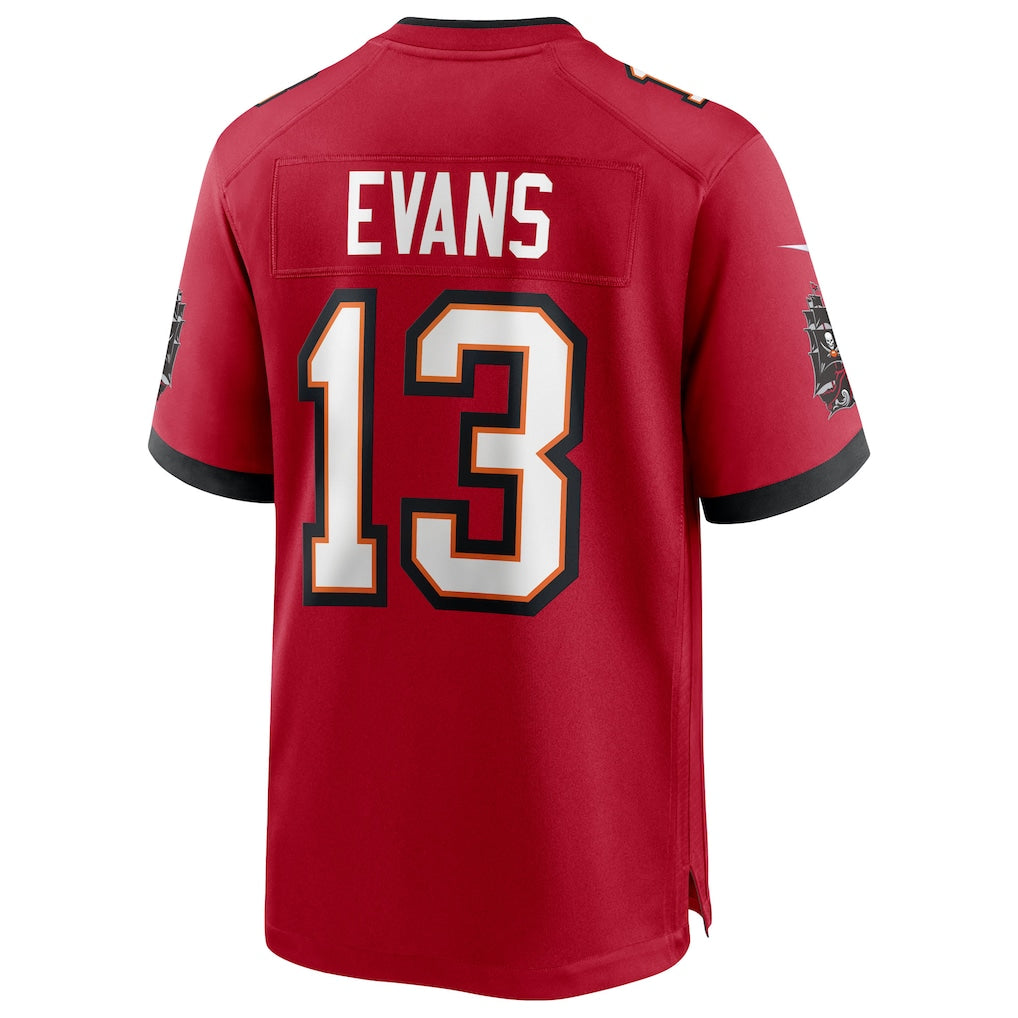 Johmsee TB.Buccaneers #13 Mike Evans Red Game Jersey