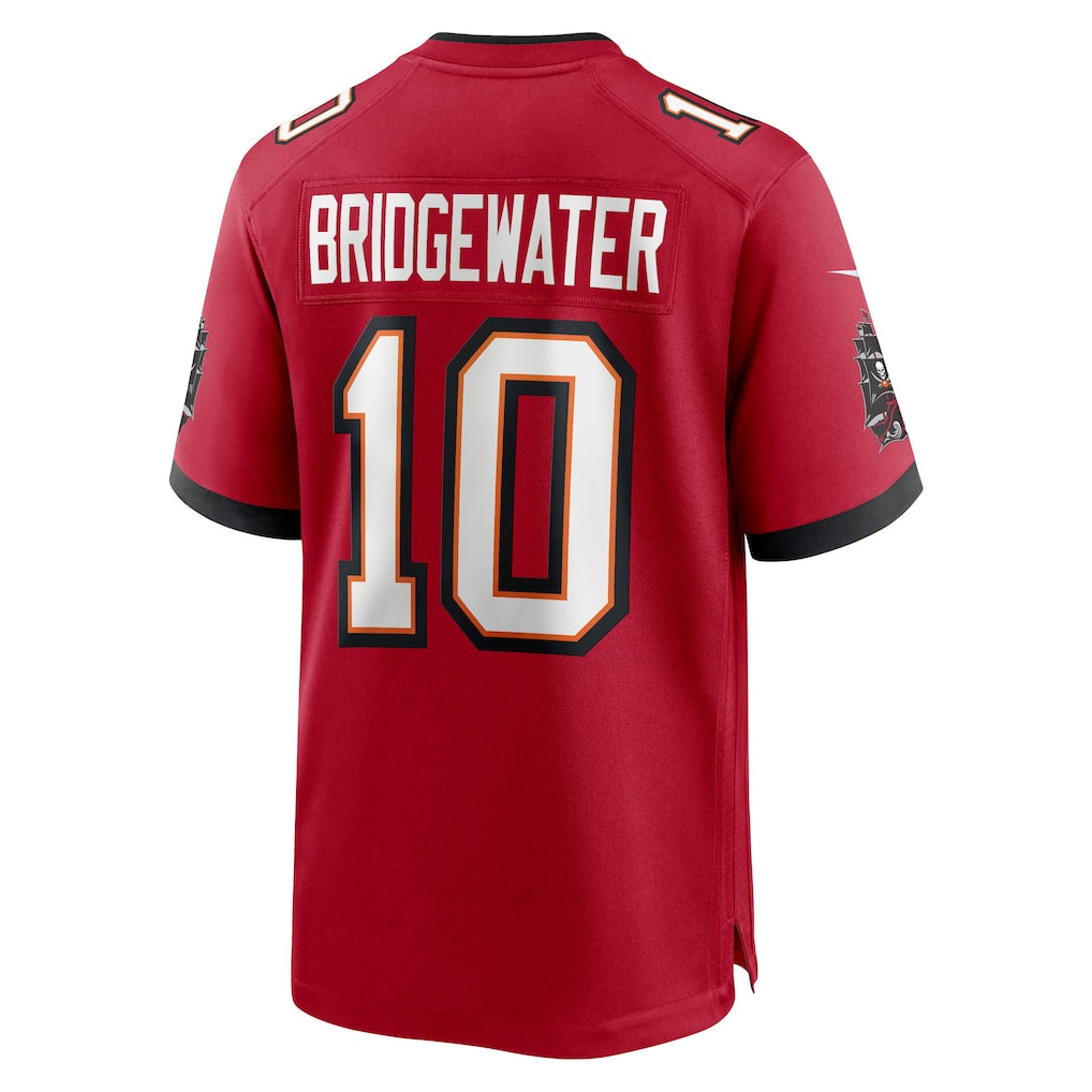 Johmsee TB.Buccaneers #10 Teddy Bridgewater Red Team Game Jersey