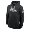 Johmsee B.Ravens Black 2026 Salute to Service Sideline Dri-FIT Pullover Hoodie Jerseys