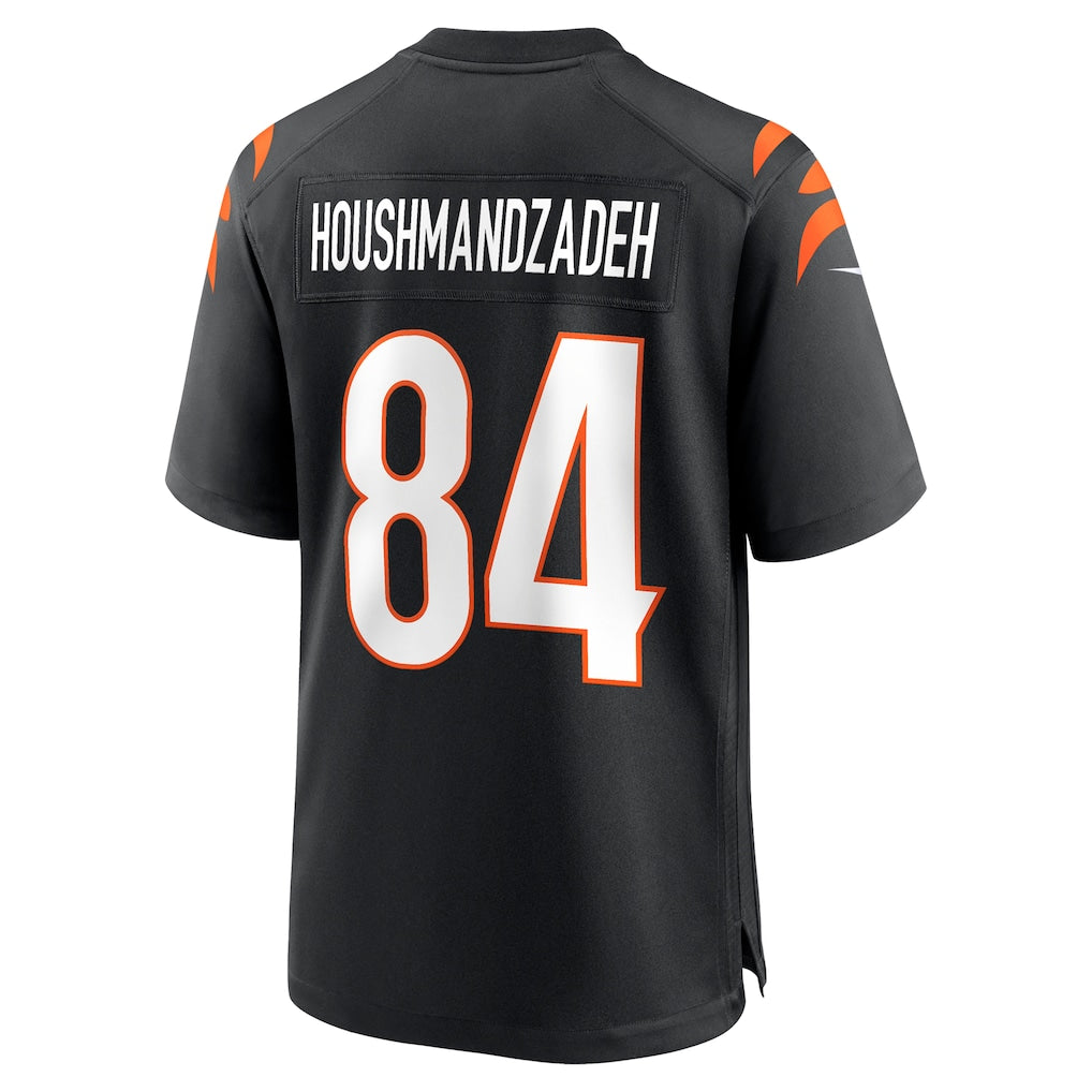 Johmsee C.Bengals #84 T-J Houshmandzadeh Black Team Retired Player Game Jersey