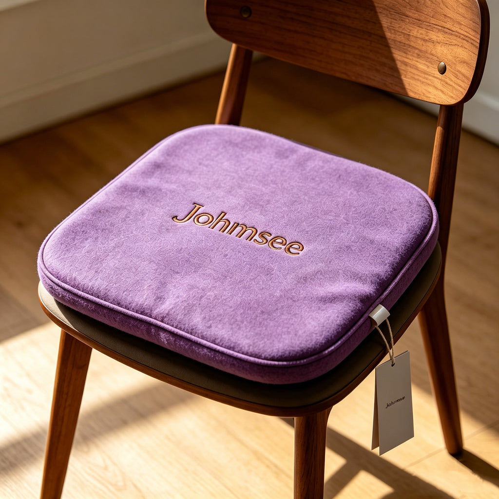 Johmsee Classic Purple Chair Cushions, Soft Plush Breathable Thickened Comfort Cheap Lazy Sofa Seat Pad, Sweat-Winning Skin-Friendly Adjustable Backrest Floor Jerseys for Home Office Daily Use