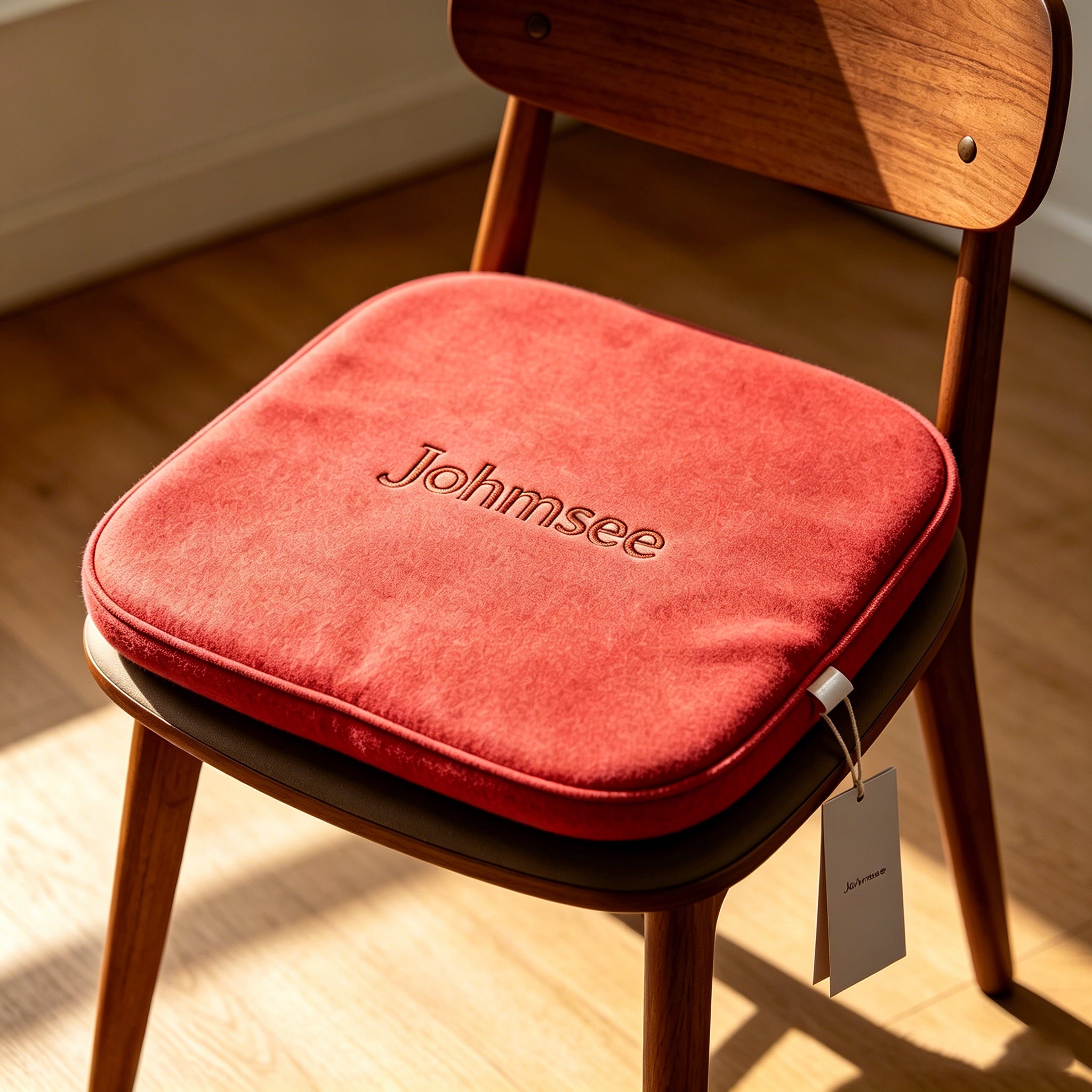 Johmsee Classic Red Chair Cushions, Soft Plush Breathable Thickened Comfort Cheap Lazy Sofa Seat Pad, Sweat-Winning Skin-Friendly Adjustable Backrest Floor Jerseys for Home Office Daily Use