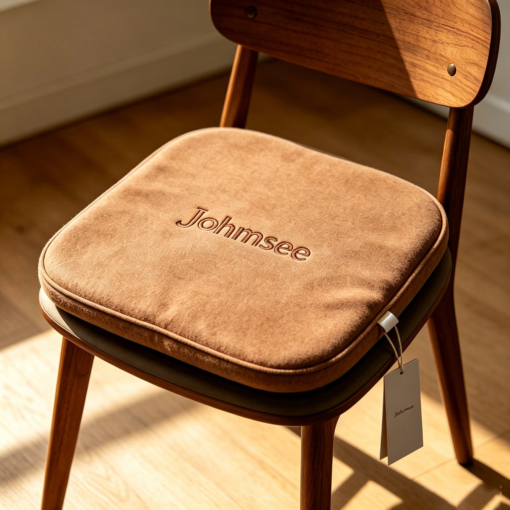 Johmsee Classic Brown Chair Cushions, Soft Plush Breathable Thickened Comfort Cheap Lazy Sofa Seat Pad, Sweat-Winning Skin-Friendly Adjustable Backrest Floor Jerseys for Home Office Daily Use