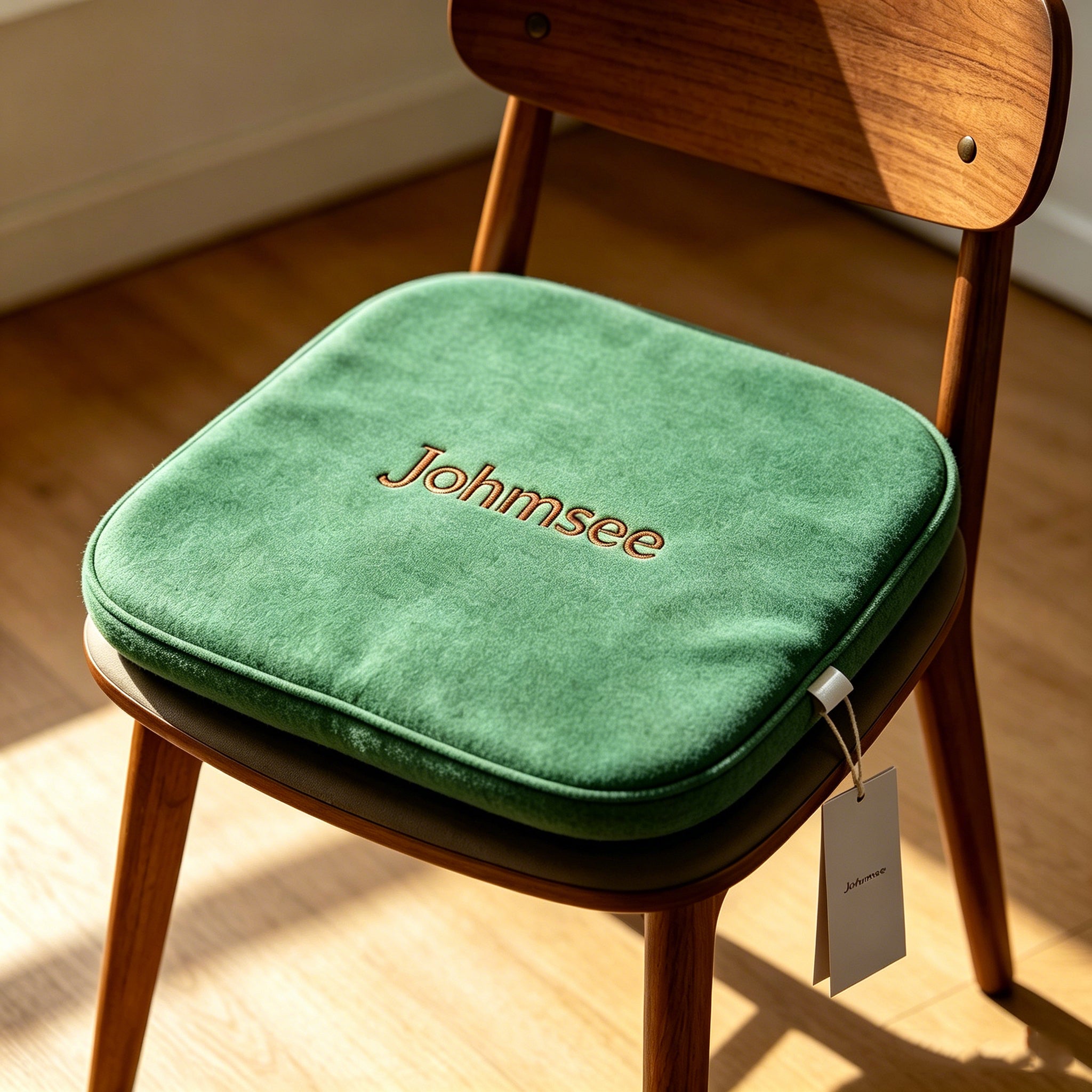 Johmsee Classic Green Chair Cushions, Soft Plush Breathable Thickened Comfort Cheap Lazy Sofa Seat Pad, Sweat-Winning Skin-Friendly Adjustable Backrest Floor Jerseys for Home Office Daily Use
