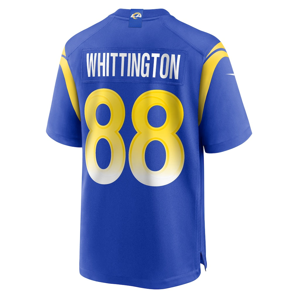 Johmsee LA.Rams #88 Jordan Whittington Royal Team Game Jersey
