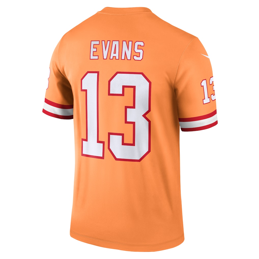 Johmsee TB.Buccaneers #13 Mike Evans Orange Legend Player Performance Top Jersey