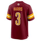Johmsee W.Commanders #3 Will Harris Burgundy Team Game Jersey
