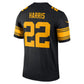 P.Steelers #22 Najee Harris Color Rush Legend Black Stitched American Football Jerseys