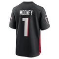 Johmsee A.Falcons #1 Darnell Mooney Black Game Retired Player Jersey