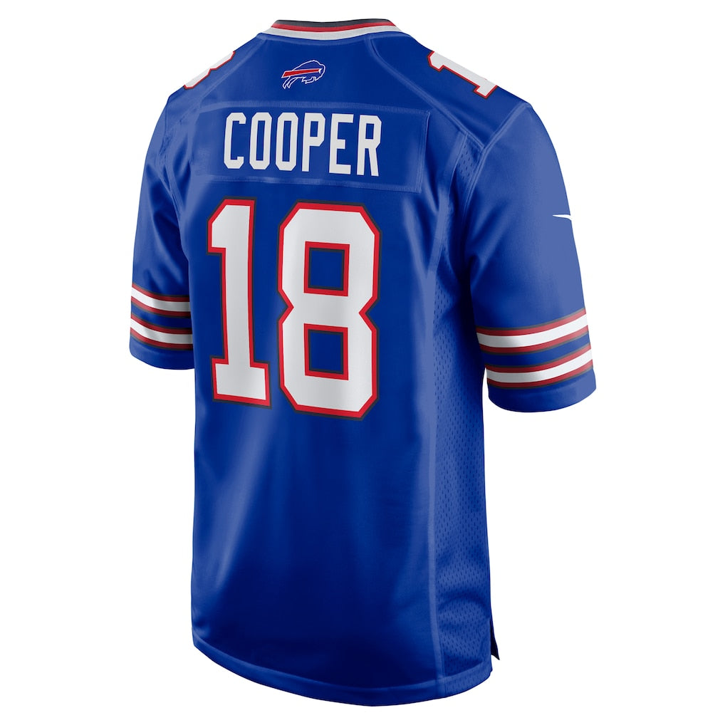 Johmsee B.Bills #18 Amari Cooper Royal Game Jersey