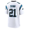 Johmsee C.Panthers #21 Jeremy Chinn White Game Jersey
