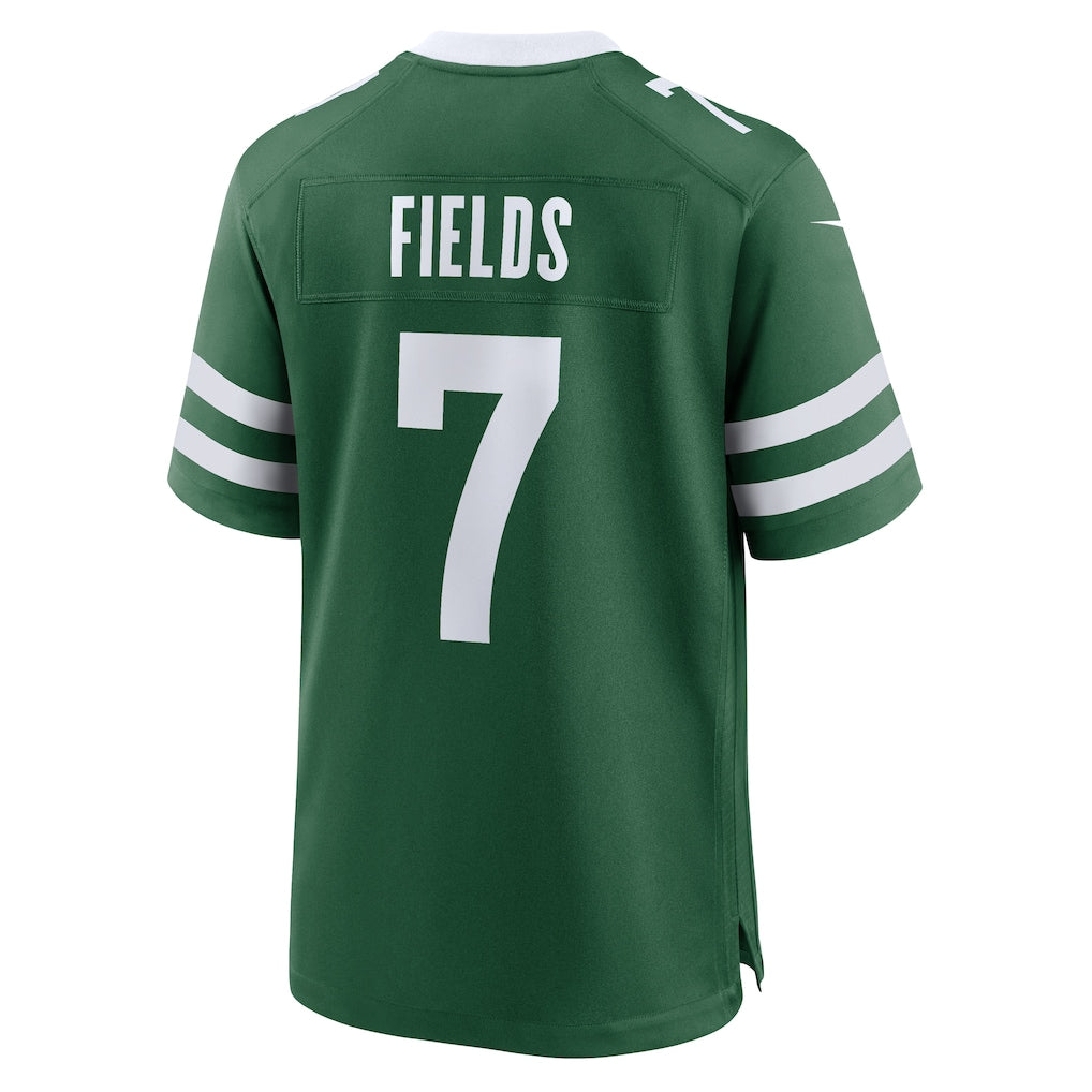 Johmsee NY.Jets #7 Justin Fields Legacy Green Game Player Jersey