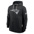 Johmsee NE.Patriots Black 2026 Salute to Service Sideline Dri-FIT Pullover Hoodie Jerseys